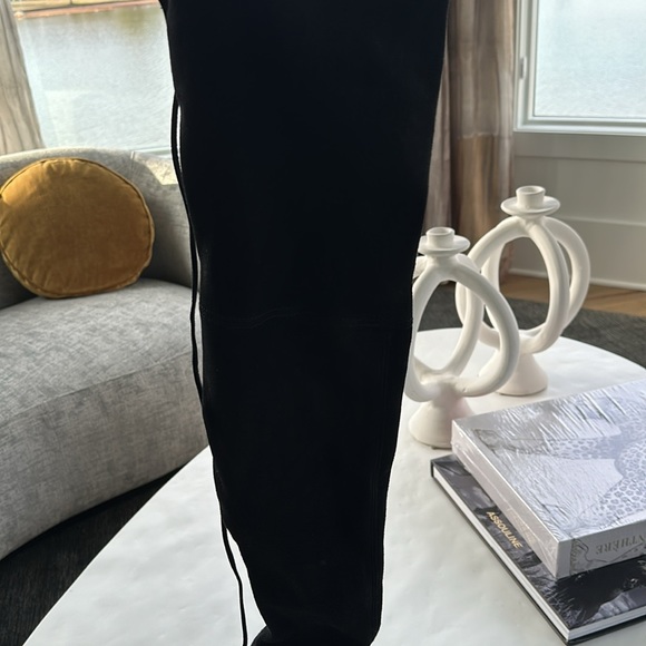 Stuart Weitzman Hiline Boot in Black Suede - Picture 9 of 13